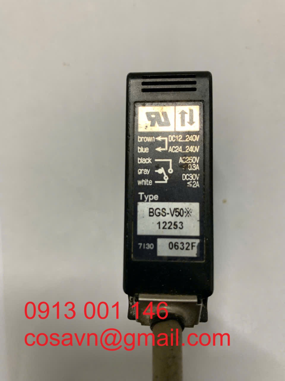 Cảm biến khoảng cách quang điện khử nhiễu nền (BGS) Optex FA BGS-V50 BGS-V50